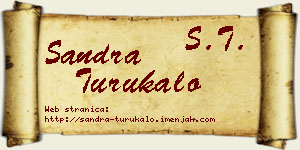 Sandra Turukalo vizit kartica